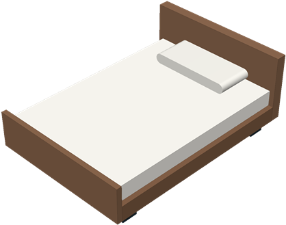 Single Bed - Bed (420x420), Png Download
