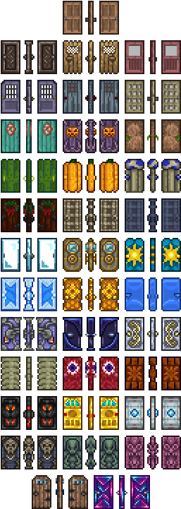 Door - Pattern (264x728), Png Download