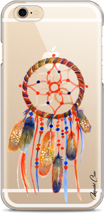 Coque Iphone 6 Plus /6s Plus Blue Watercolor Dreamcatcher - Iphone 6s (1230x900), Png Download