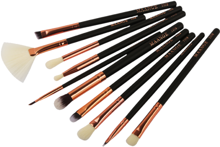 10 Pcs Eye Makeup Brushes Set - Gearbest 10 Pcs Eye Makeup Brushes Set (600x600), Png Download