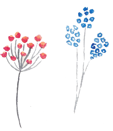 Free Watercolor Aquarelle Flowers And Leaves - Flowers Aquarelle Png (383x448), Png Download