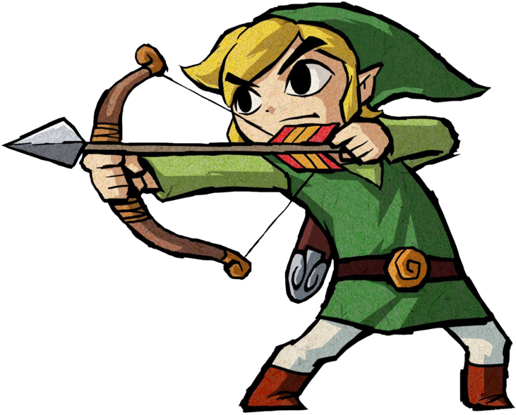 Zelda Link Png Transparent - Link The Legend Of Zelda Wind Waker (746x599), Png Download