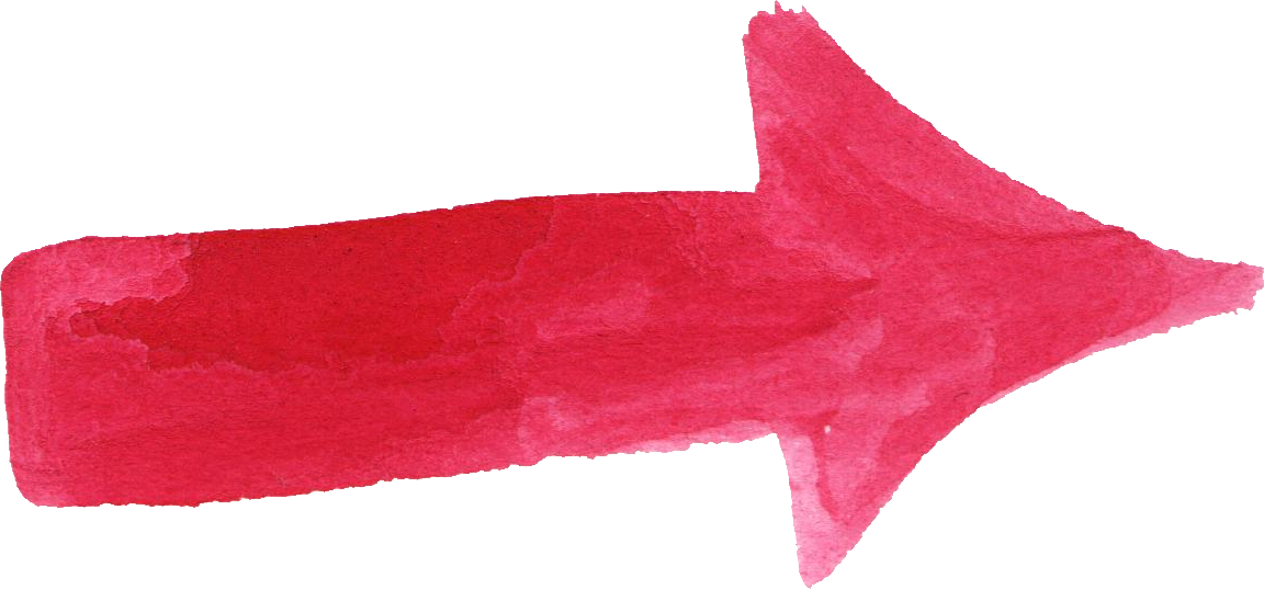 Pink Arrow Png (1152x537), Png Download