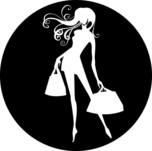 Fashion Free Png Image - Fashion White Icon Png (585x578), Png Download