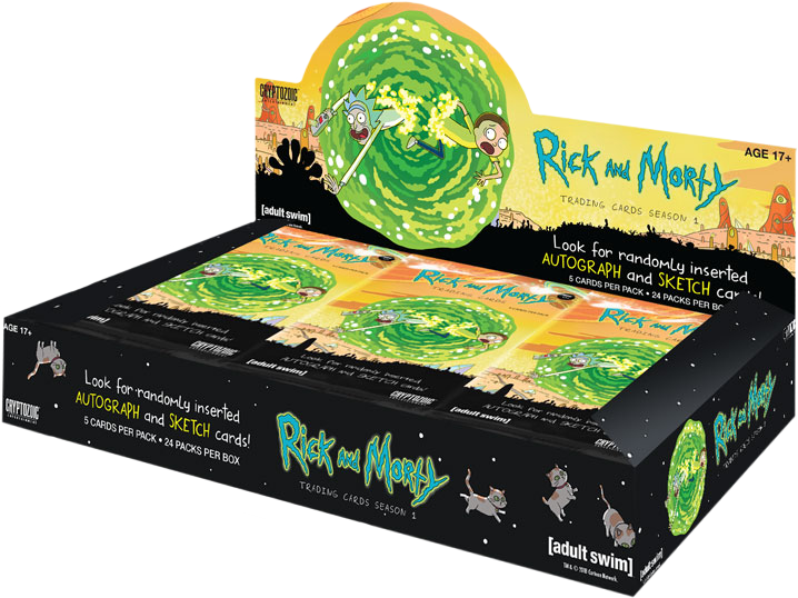 Rick And Morty - Rick And Morty Trading Cards (718x538), Png Download