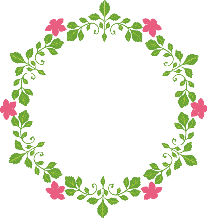 Flower Circle Flower Frame Flower Clipart Picture Flower Circle Frame Png Full Size Png Download Seekpng