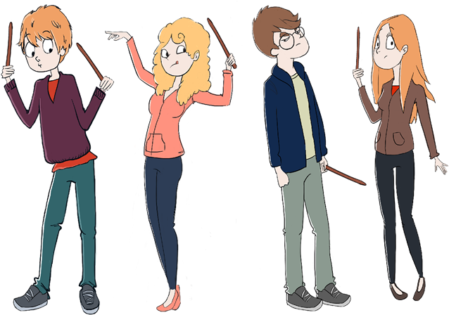 This Is The Opposite Of The Condensed Facial Style - Cartoon (730x450), Png Download