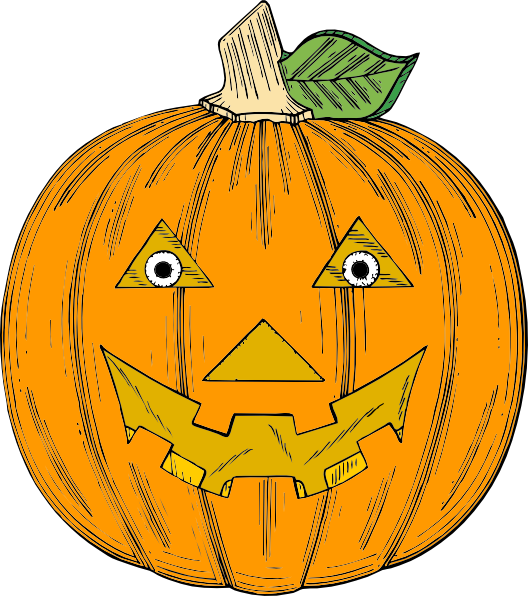 Pumpkin Face Clip Art - One Doesn T Belong Halloween (528x596), Png Download