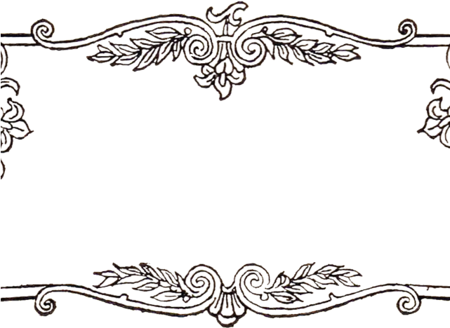 Fancy Border Cliparts - Transparent Background Fancy Frame Png (640x480), Png Download