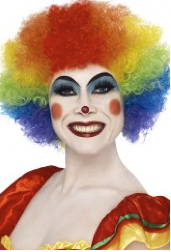 Crazy Clown Wig (988x988), Png Download