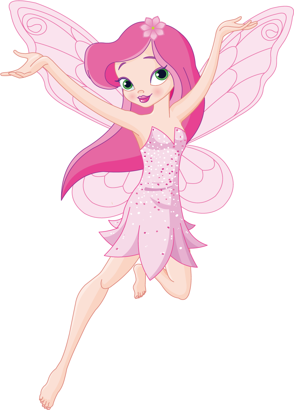 Fairy Cartoon Clip Art - Pink Tooth Fairy (1500x1501), Png Download
