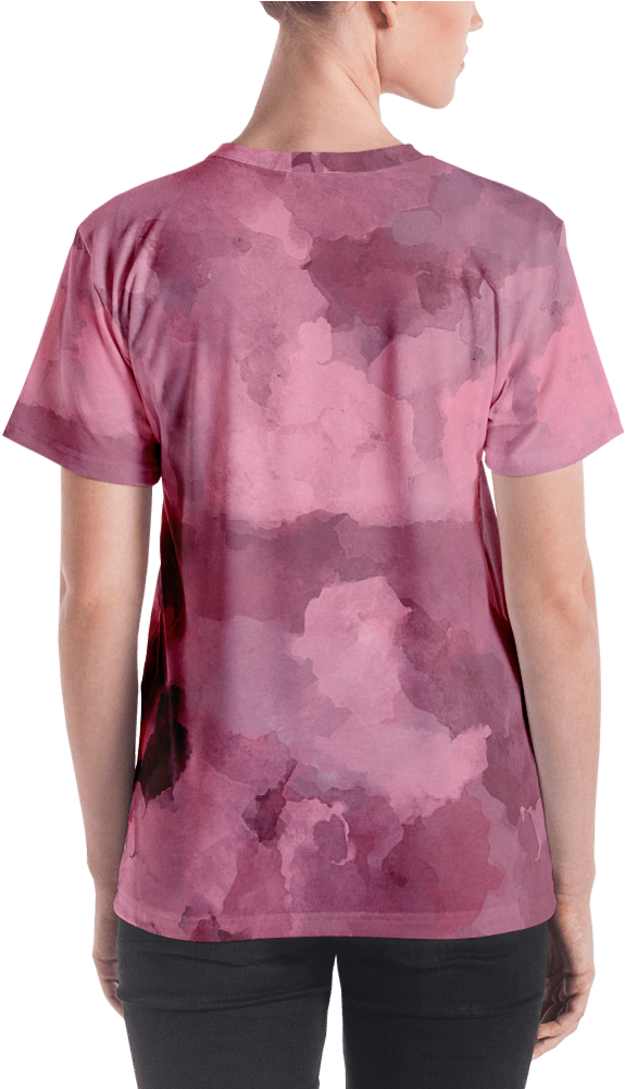 Wine Watercolor Women's T Shirt T Shirt Zazuze - T-shirt (1000x1000), Png Download