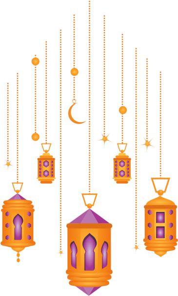Islamic Ramdan Lantern Lamp, Ramadan Kareem, Ramadan, - Eid Mubarak Lamp Png (640x640), Png Download