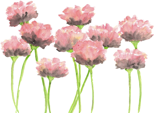 International Women Day Challenge - Flower Watercolor Painting Png (500x400), Png Download