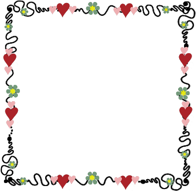 Clipart Design Borders Love Page Borders Love Page - Cute Borders Design Png (400x400), Png Download