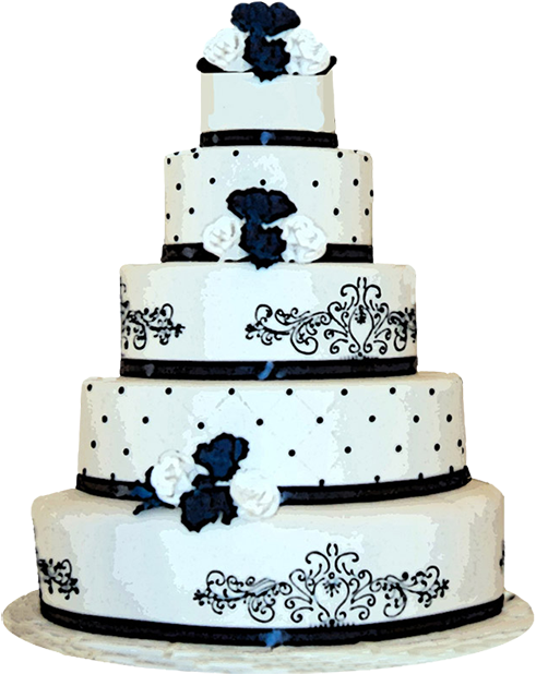 Birthday Cake Clipart Anniversary Cake - Wedding Cake Png (531x651), Png Download