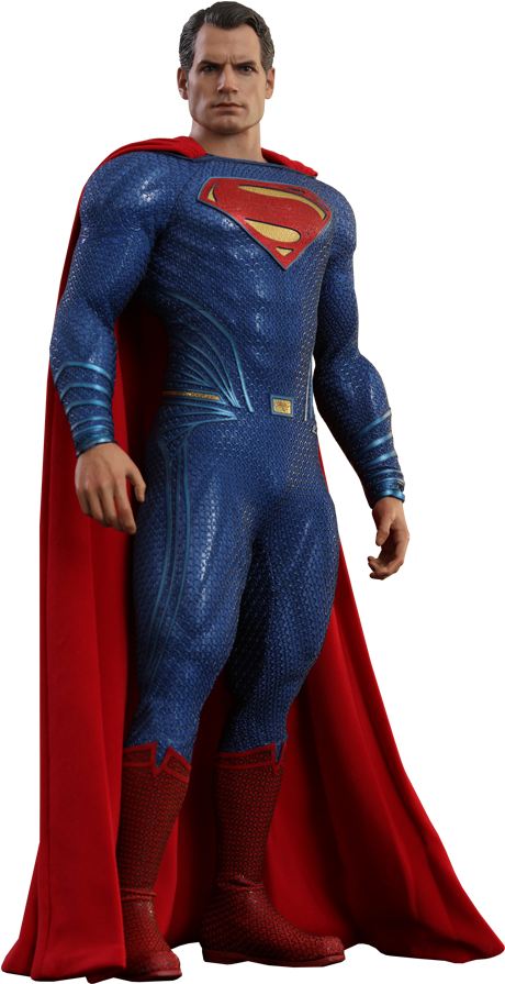 Dc Comics Sixth Scale Figure Superman - Justice League Superman Png (480x917), Png Download