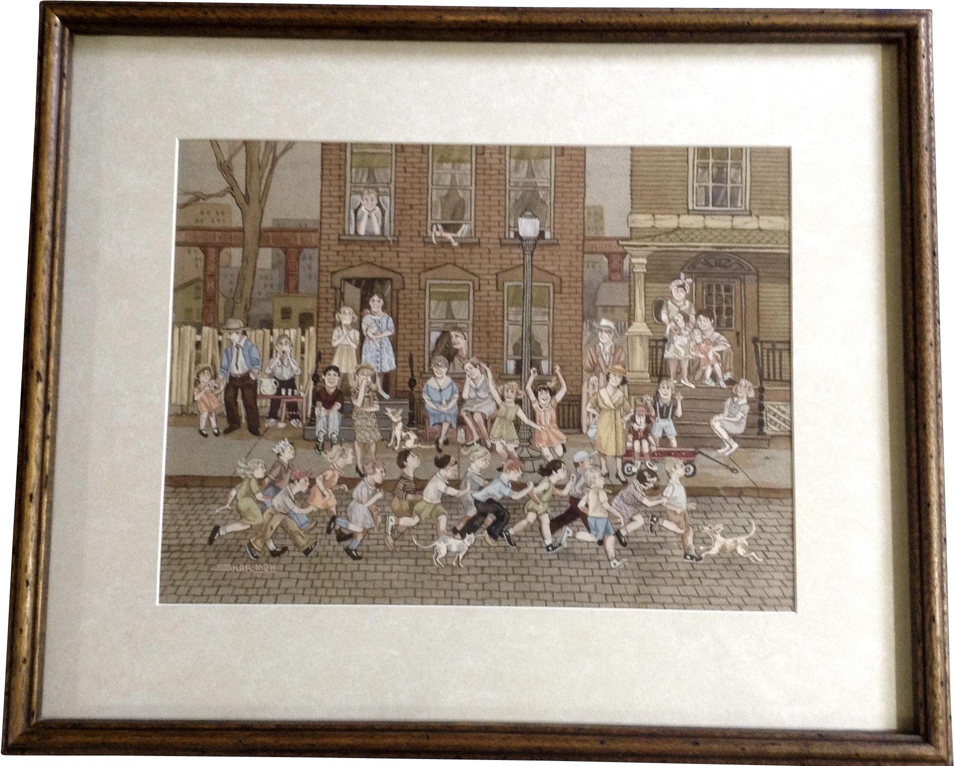 Sharmon, Gouache Watercolor Painting, Chicago City - Gouache (1923x1923), Png Download