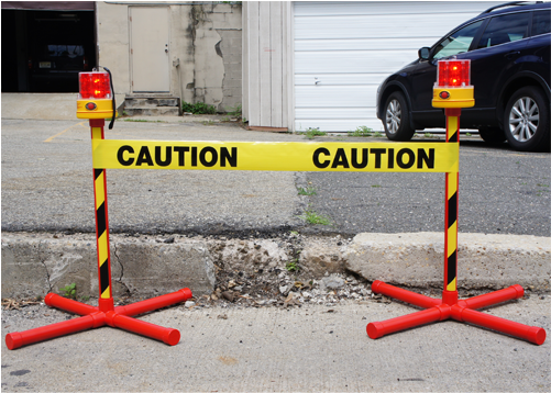 The Guardian - Caution Tape Stand (500x500), Png Download