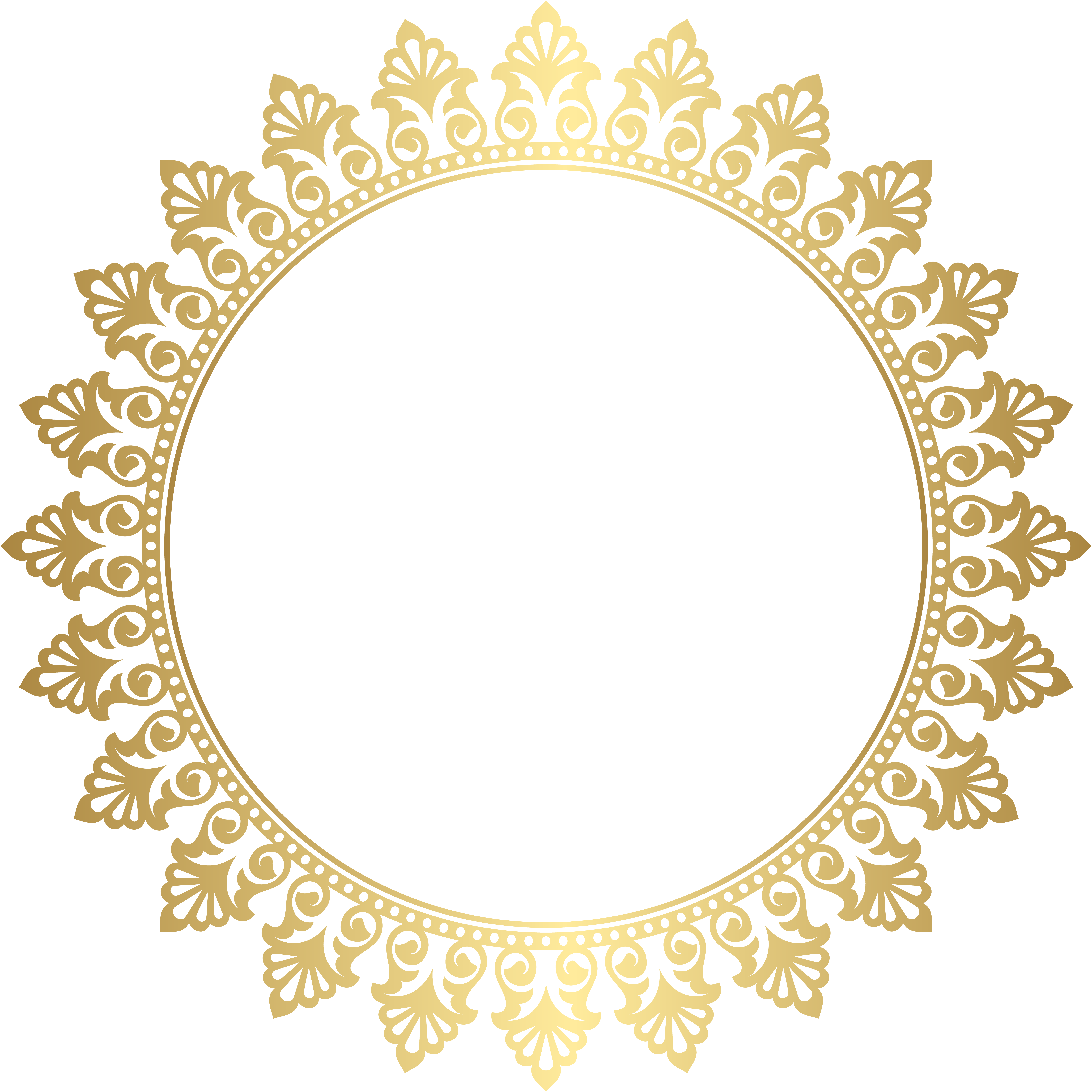 Round Border Frame Clip Art Png Image (8000x8000), Png Download