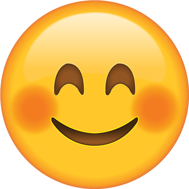 Blushing Emoji Png Hd - Blush Emoji Clipart (640x640), Png Download
