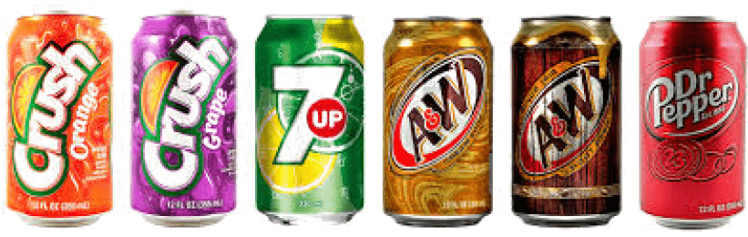Free Png Soda Png Images Transparent - Crush Grape Soda, 12 Fl Oz Cans, 6 Pack (851x259), Png Download