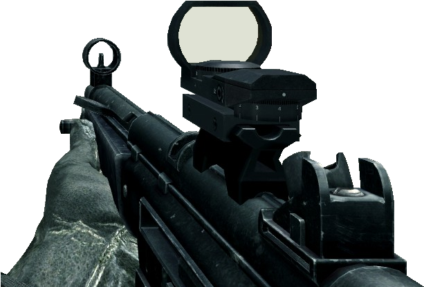 Reddotmp 4 - Cod4 Mp5 Red Dot (651x425), Png Download
