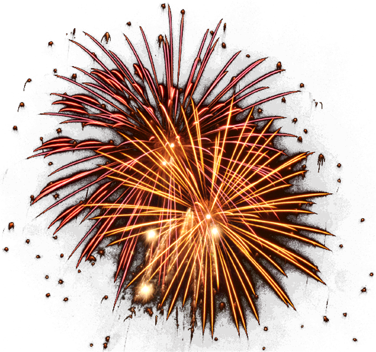 Fireworks Png - Fireworks Png 24 Transparency (750x702), Png Download