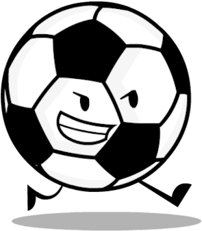 Soccer Ball Fr - Kawaii Soccer Ball Drawing (500x364), Png Download