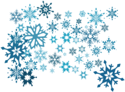 Snowflakes 1 - Snowflakes Png (570x414), Png Download