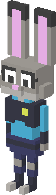 Disney Crossy Road - Disney Crossy Road Judy Hopps (194x667), Png Download