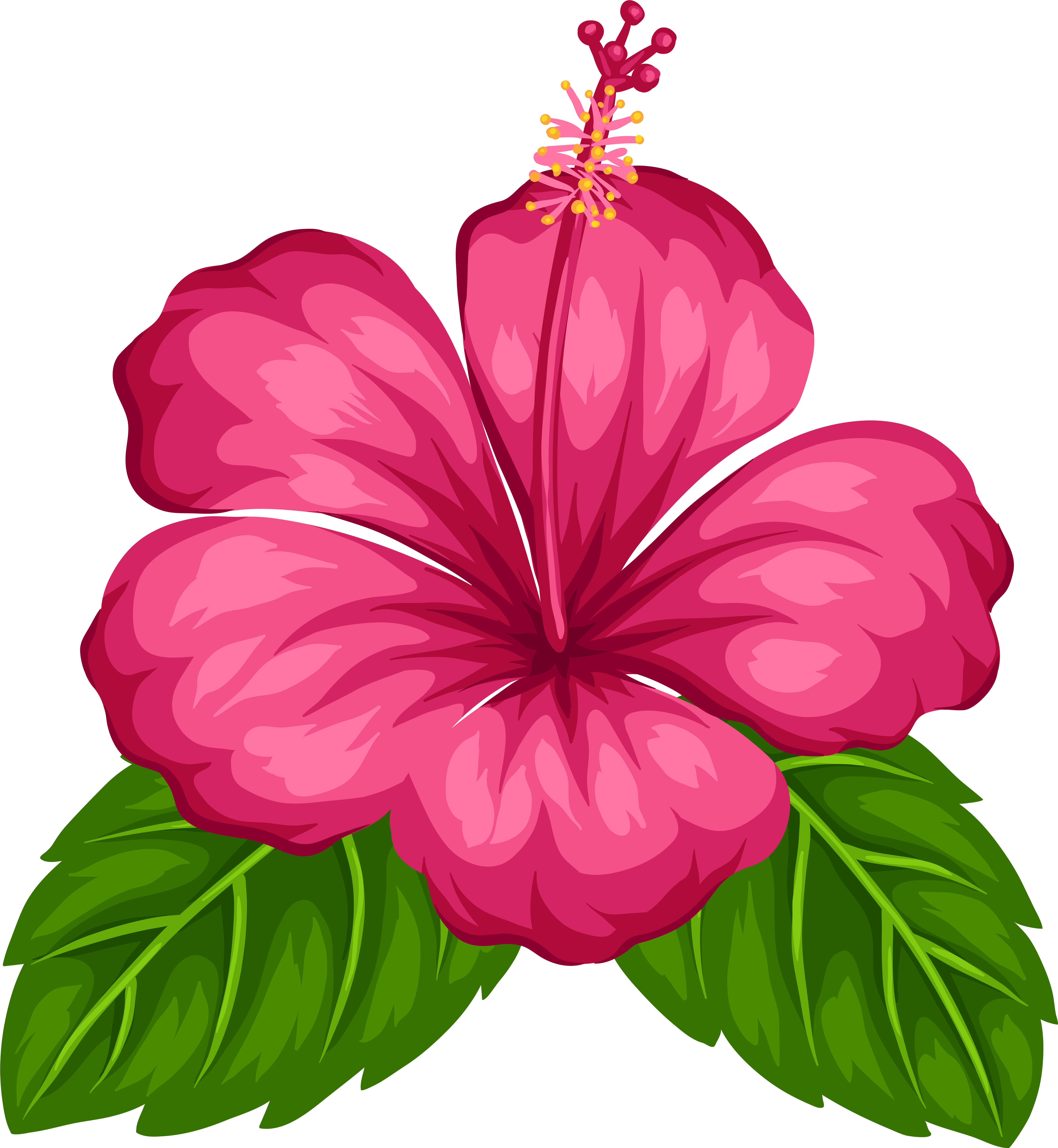 Exotic Flower Png Clip Art (7375x8000), Png Download