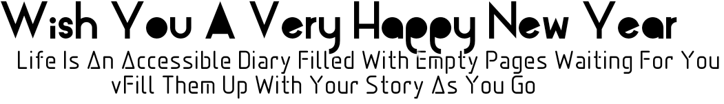 New Year Png Text 2018 Made By Haniya Ali - Calligraphy (1144x1144), Png Download