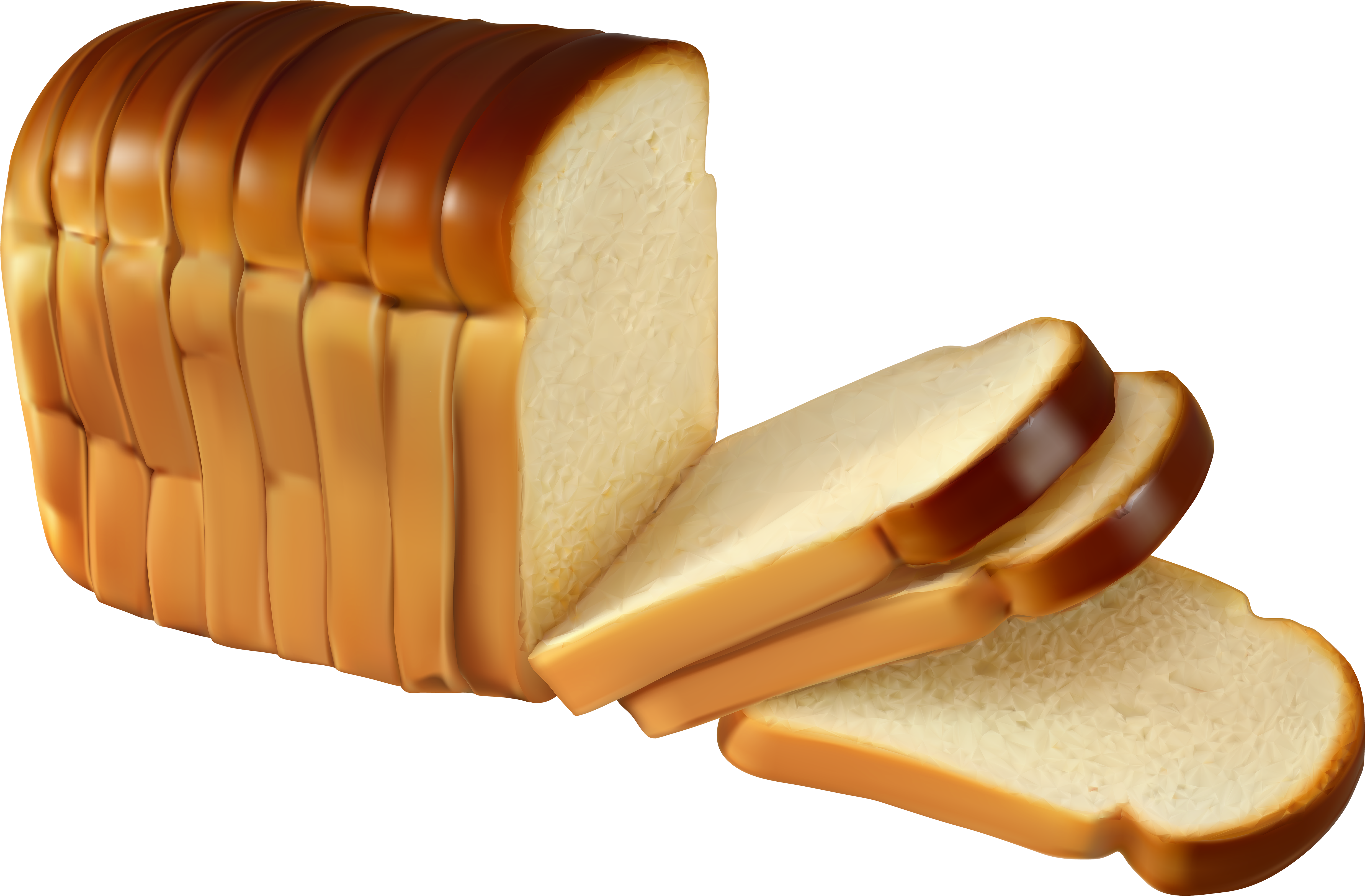 Sandwich Bread Png Clip Art - Clip Art Of Bread (5000x3335), Png Download