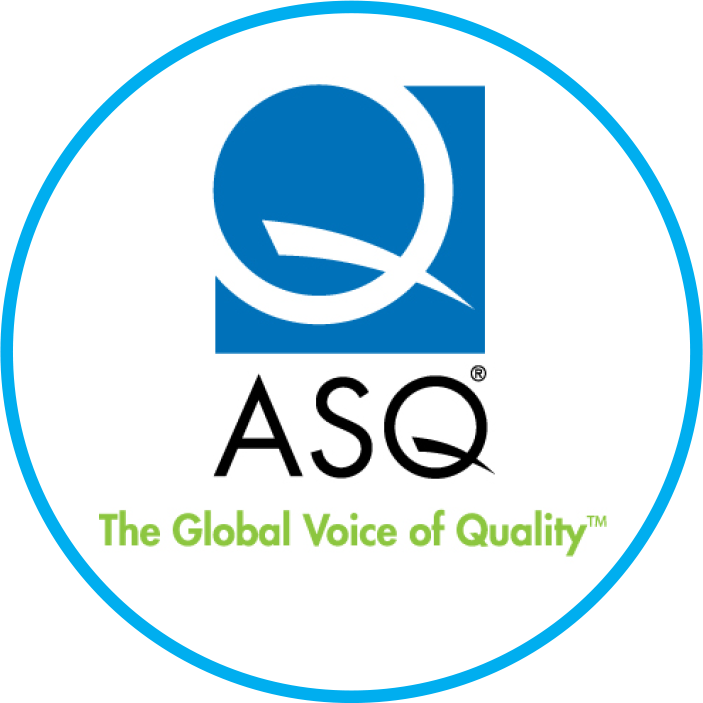 48 Pm 37089 Dell Logo 7/24/2014 - Asq-logo-black-rgb-3 Round Ornament (703x703), Png Download