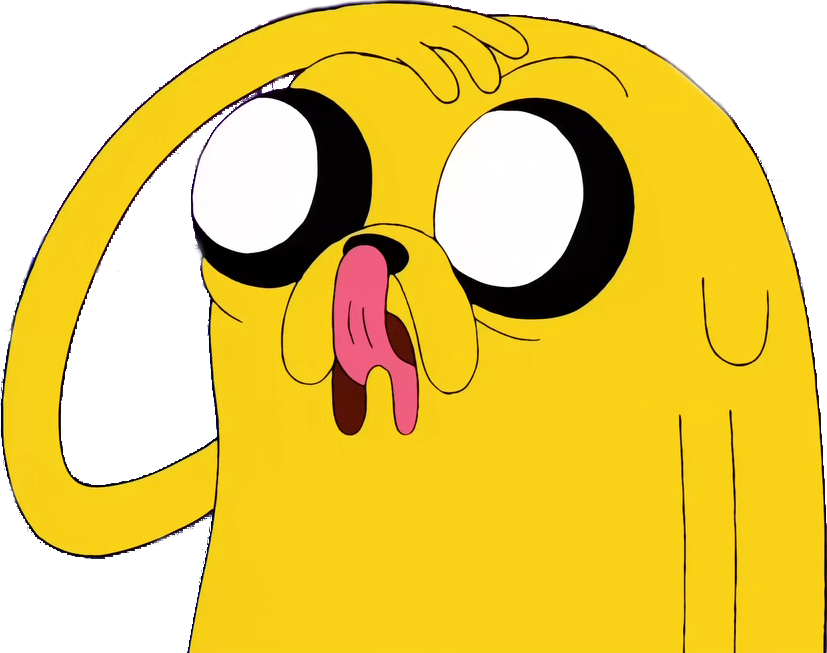 Surprised Face Png - Jake Wtf (827x653), Png Download