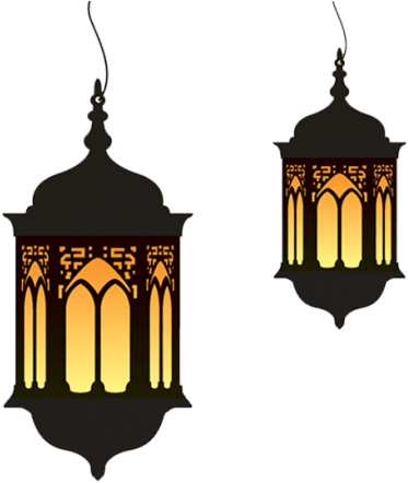 Free Png Ramadan Lamp Duo Png Images Transparent - Eid Mubarak Png (480x492), Png Download
