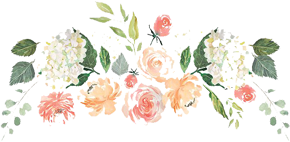 Free Watercolor Pink Magnolia Png - Snapchat Filter Sign For Wedding (676x329), Png Download