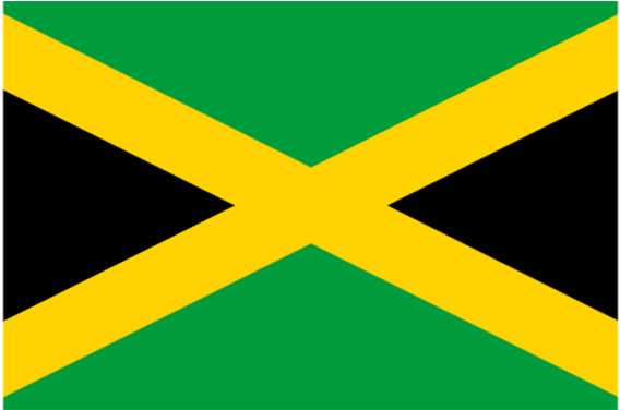 Jamaican Flag Medium - Jamaica's Flag (570x600), Png Download