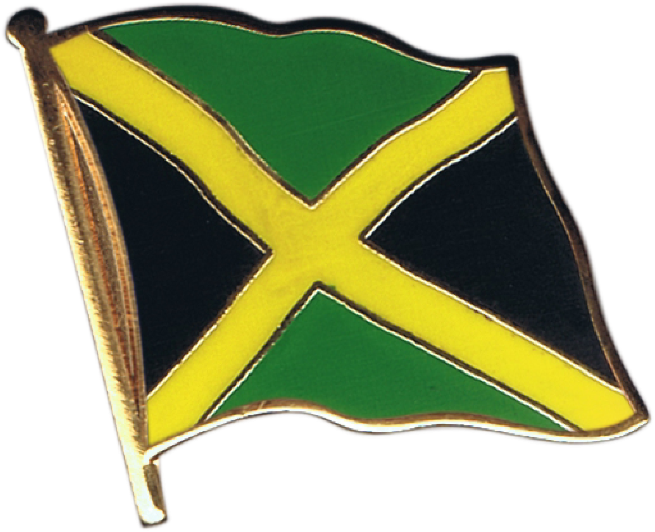 Jamaica Flag Pin, Badge - Jamaica Flag Pin Badge 2x2cm (1500x1197), Png Download
