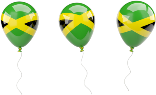 Jamaican Flag Png Download - Pakistan Flag Balloon Png (640x480), Png Download