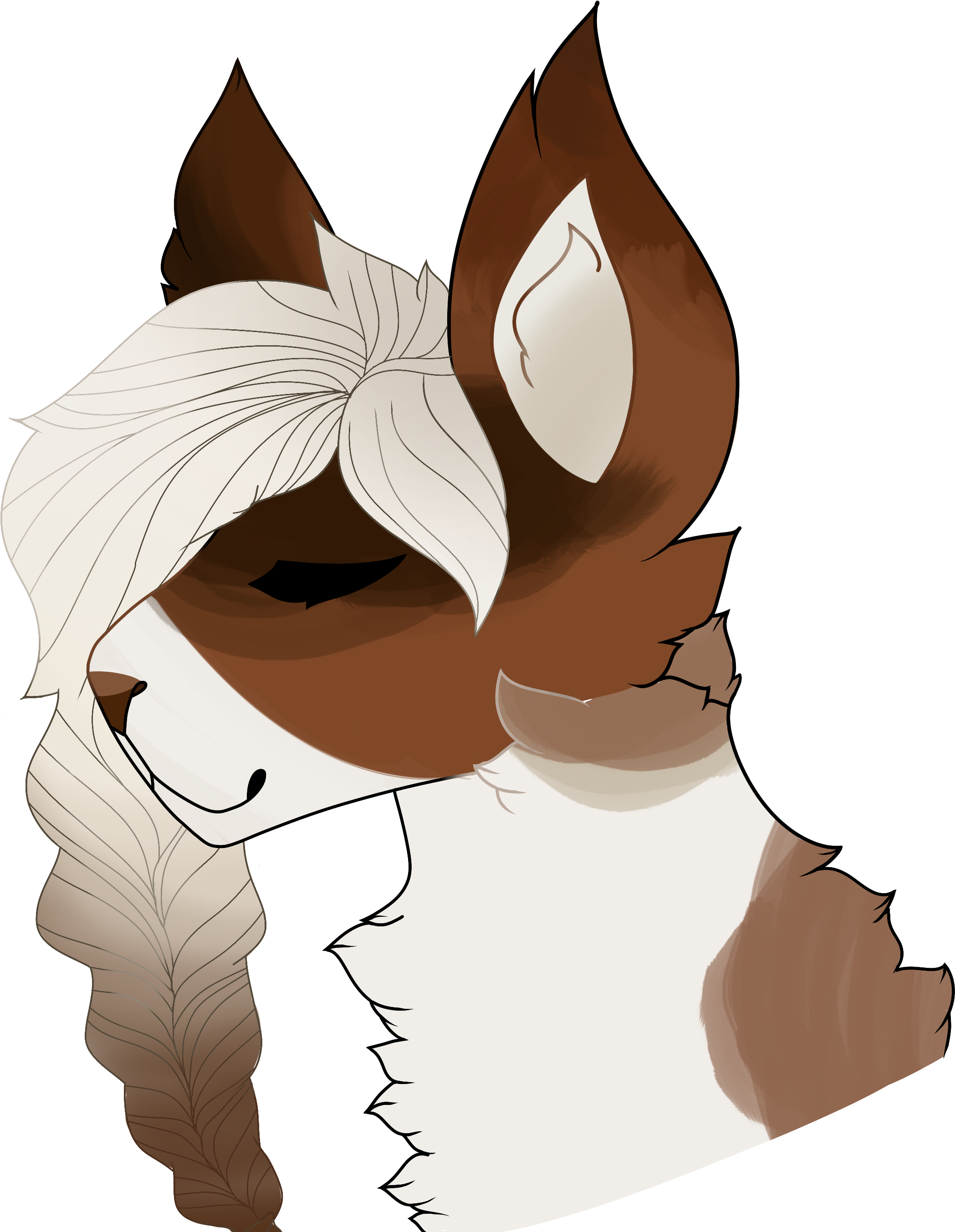 One Chibi Anthro (3000x3000), Png Download