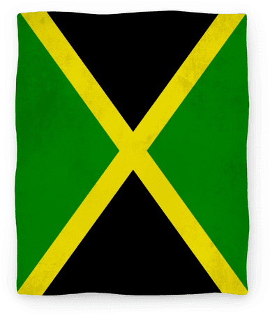 Flag Of Jamaica Blanket - Cabinetry (484x484), Png Download