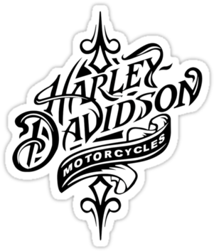 Harley Davidson Logo - Bike Stickers Graphics Fire (375x360), Png Download