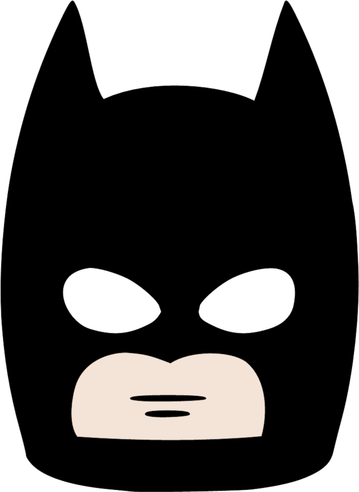Clip Free Lego Party Ideas Template And Birthdays - Lego Batman Face Template (757x1032), Png Download