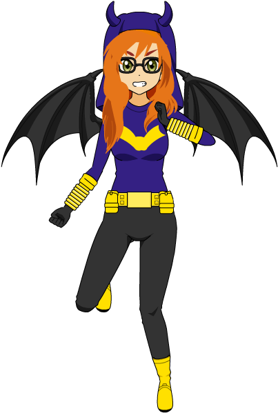 Dc Superhero Girls In Kisekae Form By - Batgirl Dc Superhero Girls (800x600), Png Download