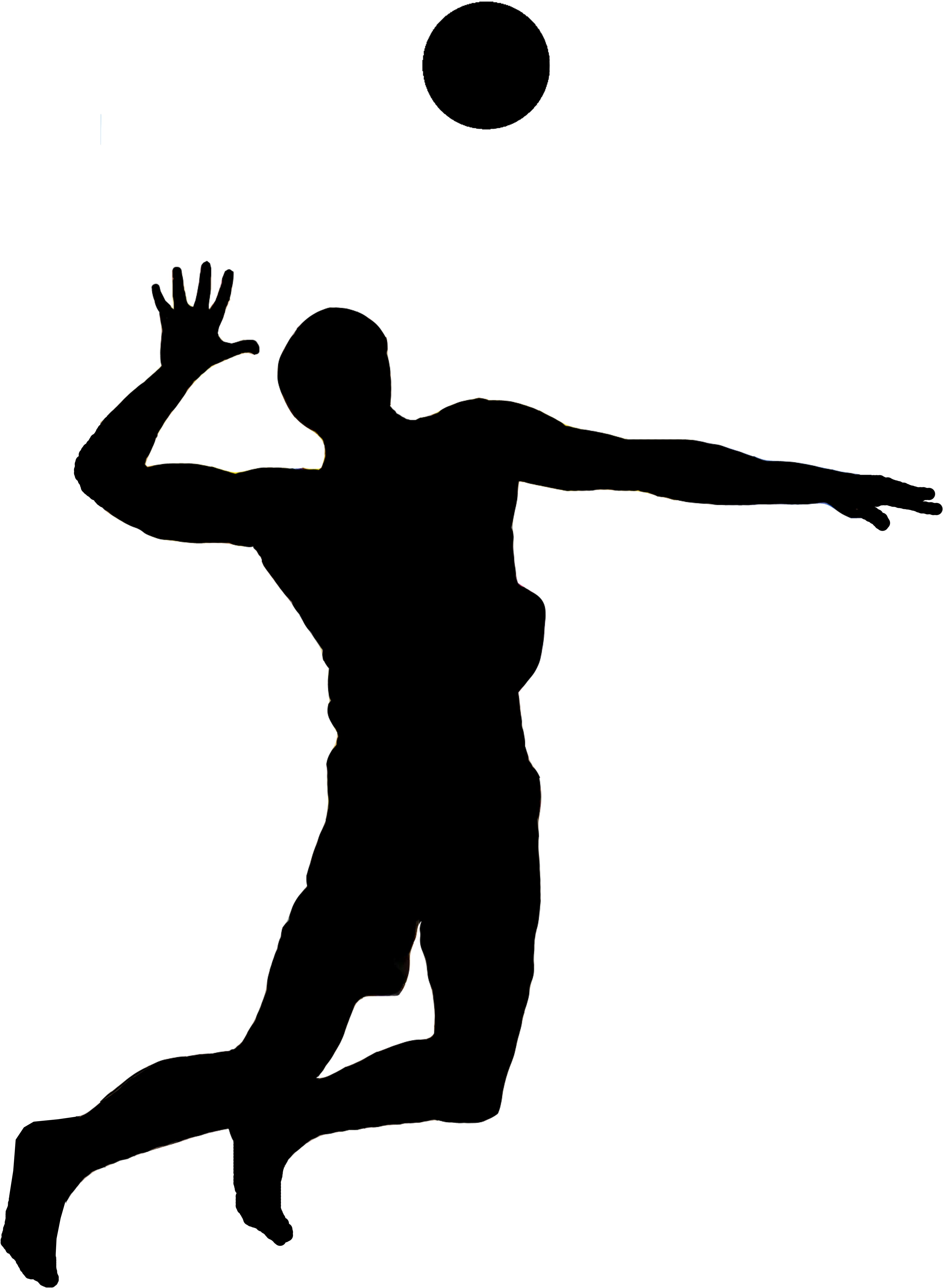15 Volleyball Silhouette Png For Free Download On Mbtskoudsalg - Volleyball Silhouette Png (4500x5500), Png Download