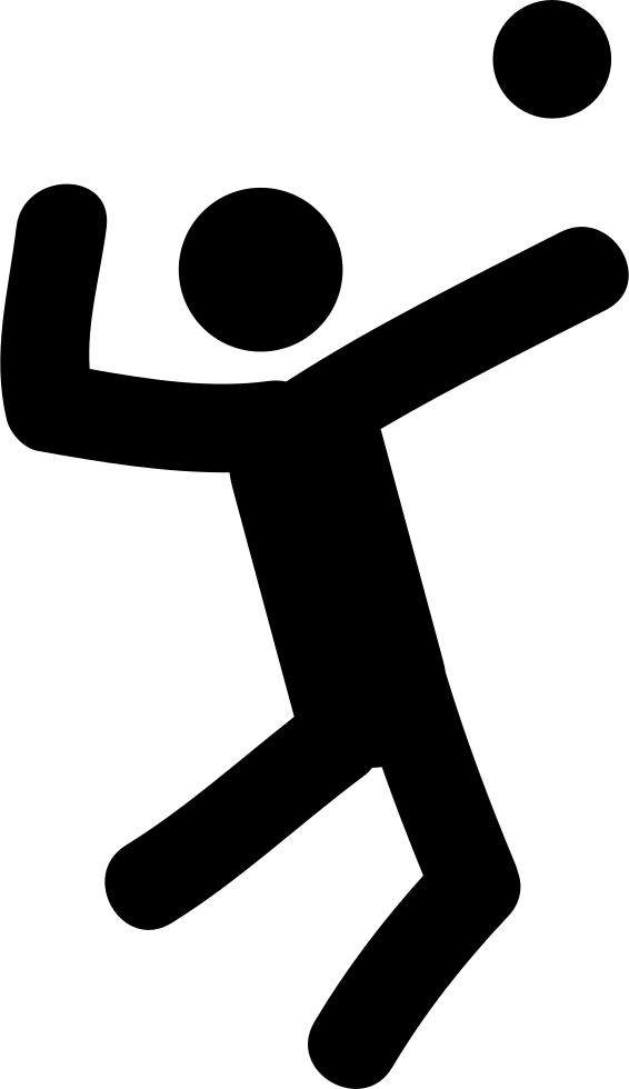 Volleyball Player - - Volleyball (566x980), Png Download