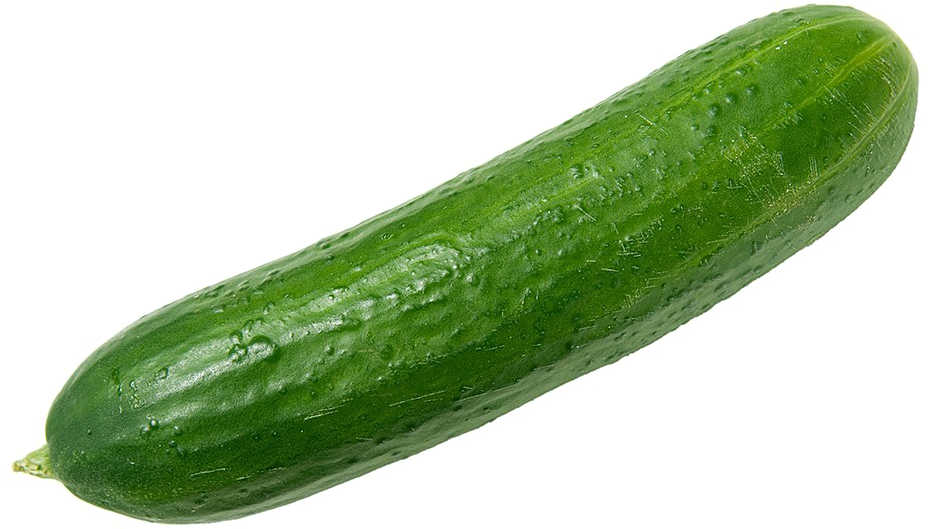 Single Png Image Arts - Green Cucumber (1000x1000), Png Download
