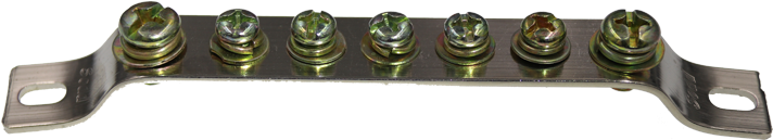 7 Hole Ground Row 2*20mm Grounding Copper Ground Wire - Lever (800x800), Png Download